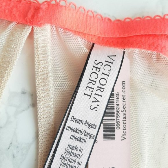 Nwt Victorias Secret Dream Angels Heart Embroidery Keyhole Cheekini Panty - Picture 7 of 9
